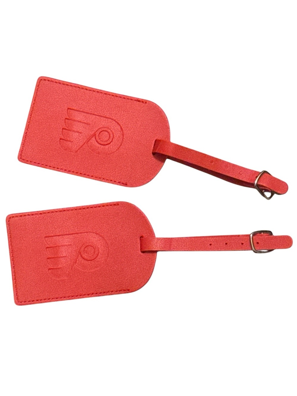 Red Embossed Luggage Tags (Pair)